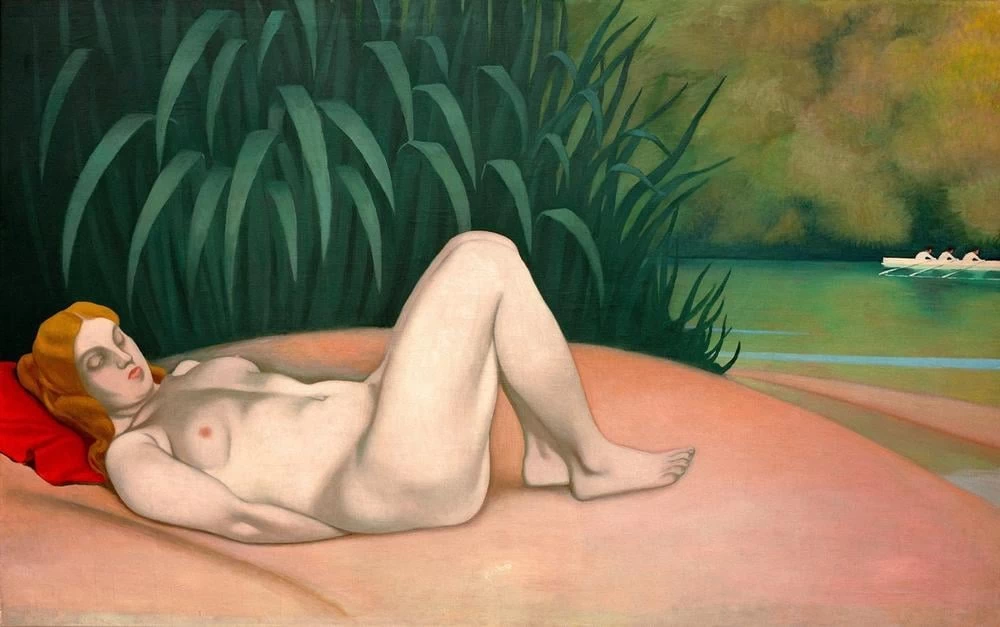 Donna nuda che dorme sul bordo dell'acqua - Strassburg, Musée D’art Moderne Et D Art Contemporain